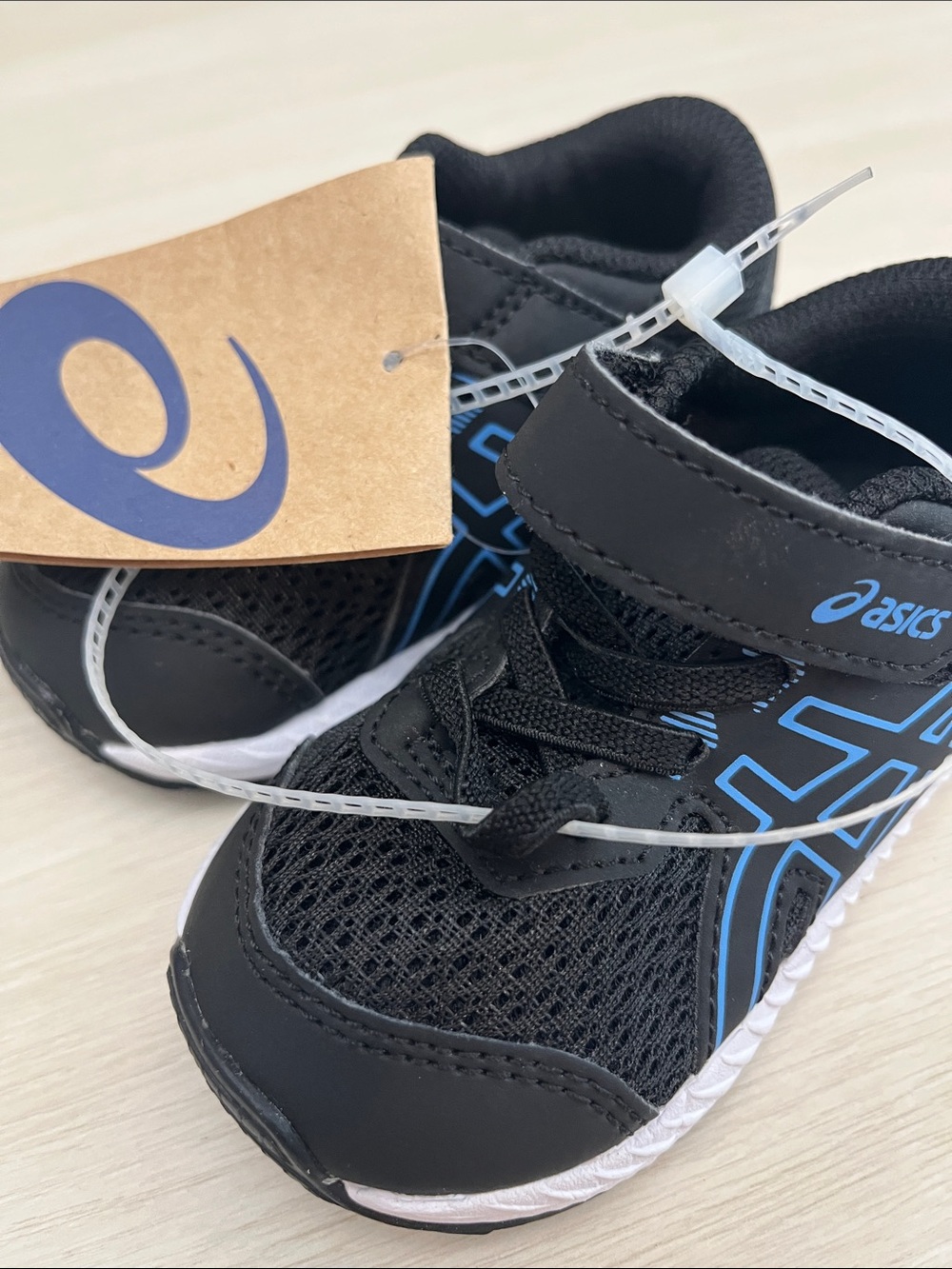New ASICS Kids' Black & Blue Contend 8 TS Running Shoe - Picture 5 of 10